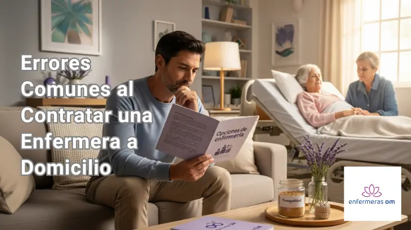 errores comunes al contratar una enfermera a domicilio